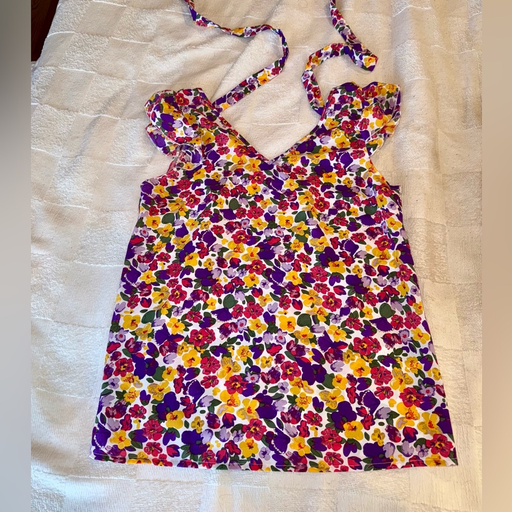 Floral Sleeveless Top